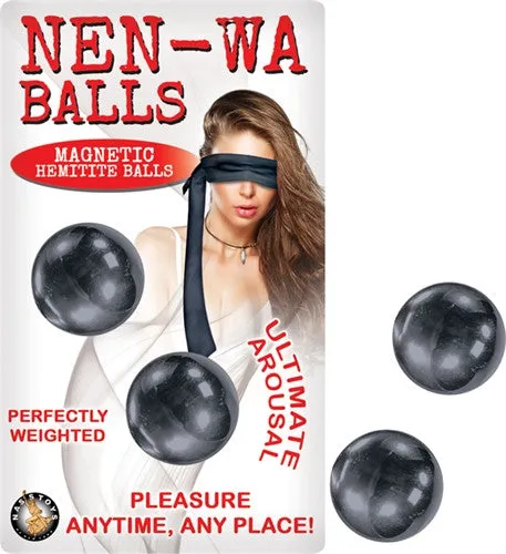 Dildos Nasstoys NenWa Balls Magnetic Hemitite Balls Graphite