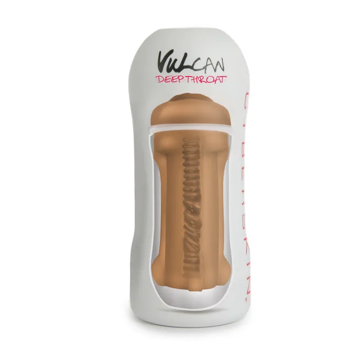 Male Sex Toys Vulcan Cyberskin Deep Throat Mocha Topco