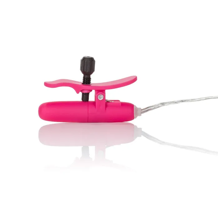 Vibrators | CalExotics Vibrating Heated Nipple Teasers - Pink