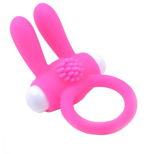 Cockring With Rabbit Ears Pink Various Toy Brands Vibrators