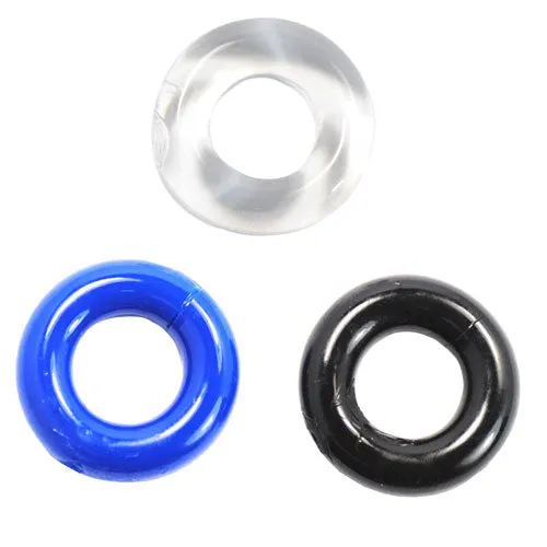 Tempt Ation Triple Pack Doughnuts Cockrings Various Toy Brands Vibrators