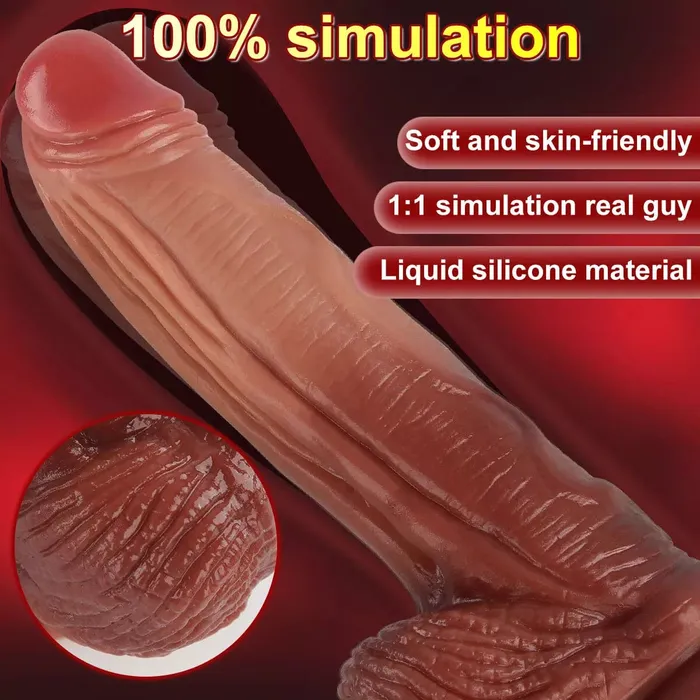 Yourlovelychoices Female Sex Toys | Silicone HUGE Realistic Thick Big Penis Dildo Dong Anal G-spot Sex Toy for Women