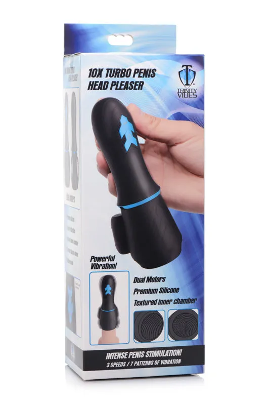 10X Turbo Silicone Penis Head Pleaser XR Brand Male Sex Toys