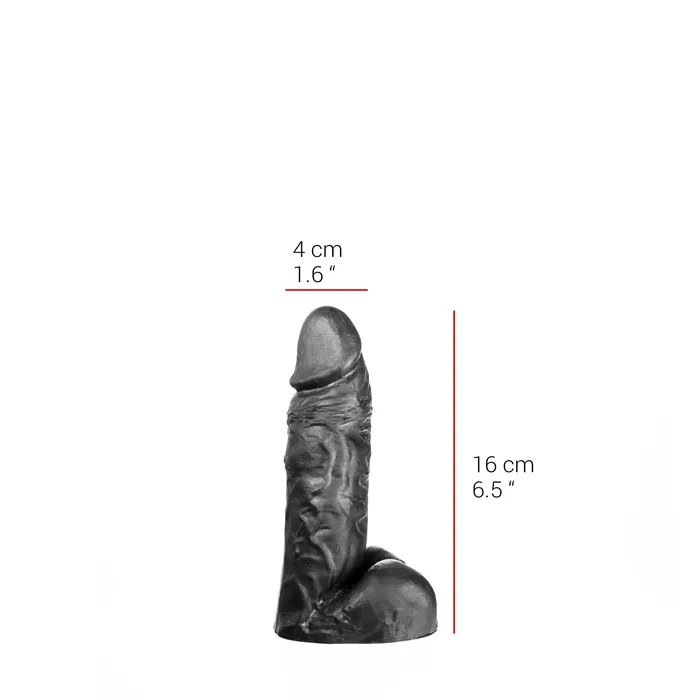 515 line - Dildo - 16 x 4 cm - Zwart | 515 Dildos