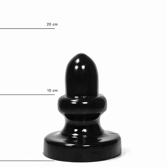 All Black - Buttplug - 17 x 8 cm - Zwart | All Black Anal