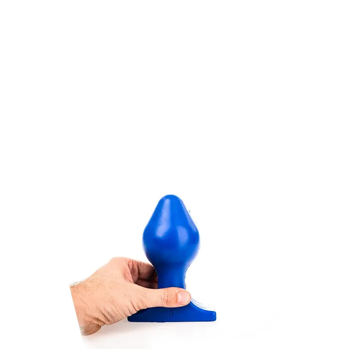 All Blue - Buttplug - 16 x 8 cm - Blauw | All Black Vibrators