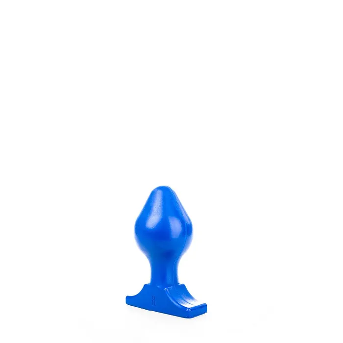 All Blue - Buttplug - 16 x 8 cm - Blauw | All Black Vibrators