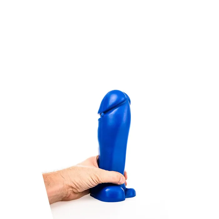 All Blue - Dildo - 22 x 8 cm - Blauw | All Black Dildos