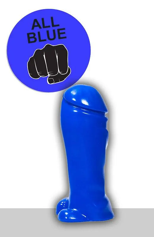 All Blue - Dildo - 22 x 8 cm - Blauw | All Black Dildos