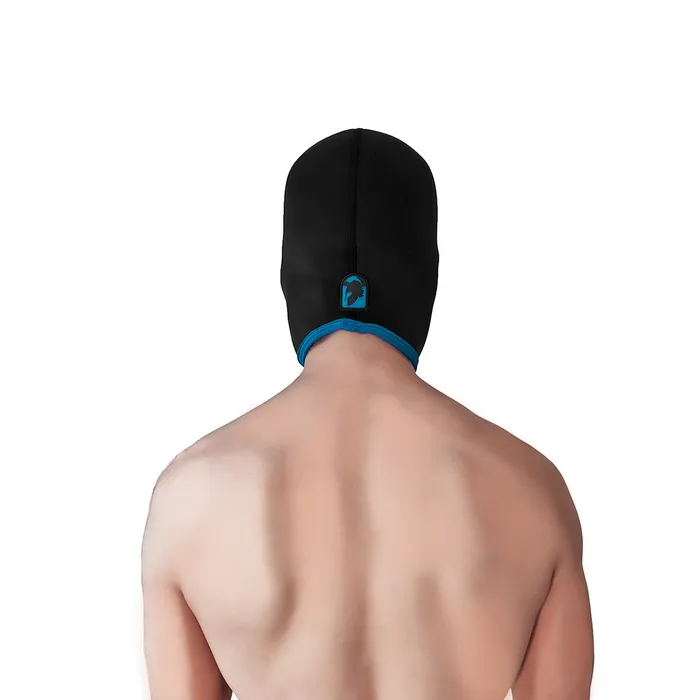 Anal | Brutus Brutus - Neoprene Blind Face Fucker Hood  - Zonder Oogopeningen - Zwart/Blauw