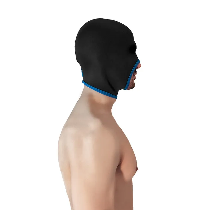 Anal | Brutus Brutus - Neoprene Blind Face Fucker Hood  - Zonder Oogopeningen - Zwart/Blauw