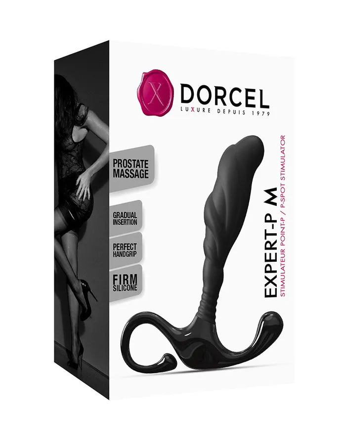 Anal | Dorcel - Expert-P - Prostaat Plug - Maat M - Zwart - Dorcel