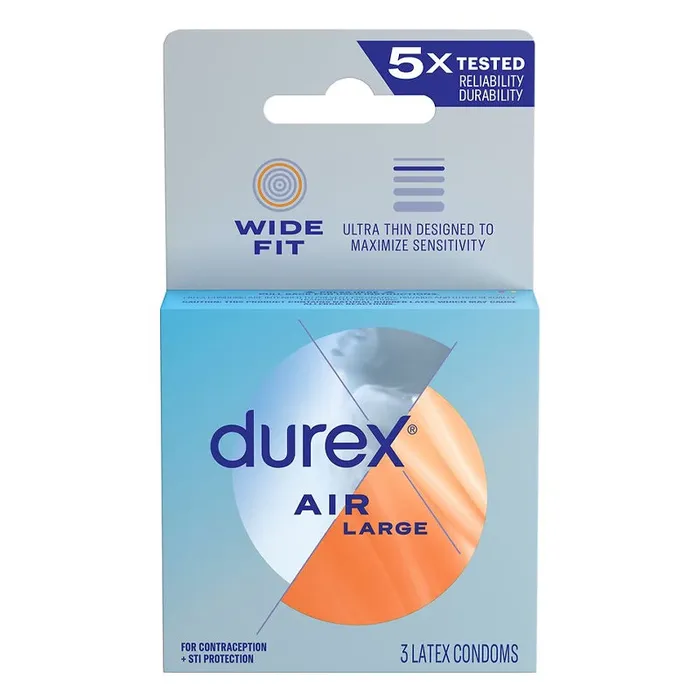 Anal | Durex Air Wide Fit Condoms - Durex