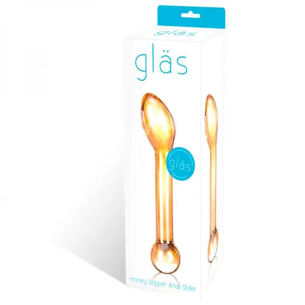 Anal | Glas Honey Dripper Anal Slider Glass Probe - Electric Eel Inc