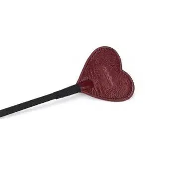 Anal | Liebe Seele - Wine Red - Riding Crop - Paardrijzweep met hartvormige lederen tip - Luxe En exclusief ontwerp - Liebe Seele