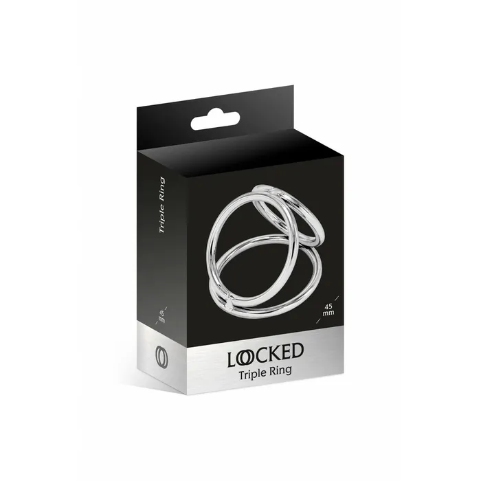 Anello Locked 45/32/37 mm Acciaio | Locked Vibrators