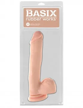 Basix Rubber Works 12 Mega Dildo Rascal Toys Dildos