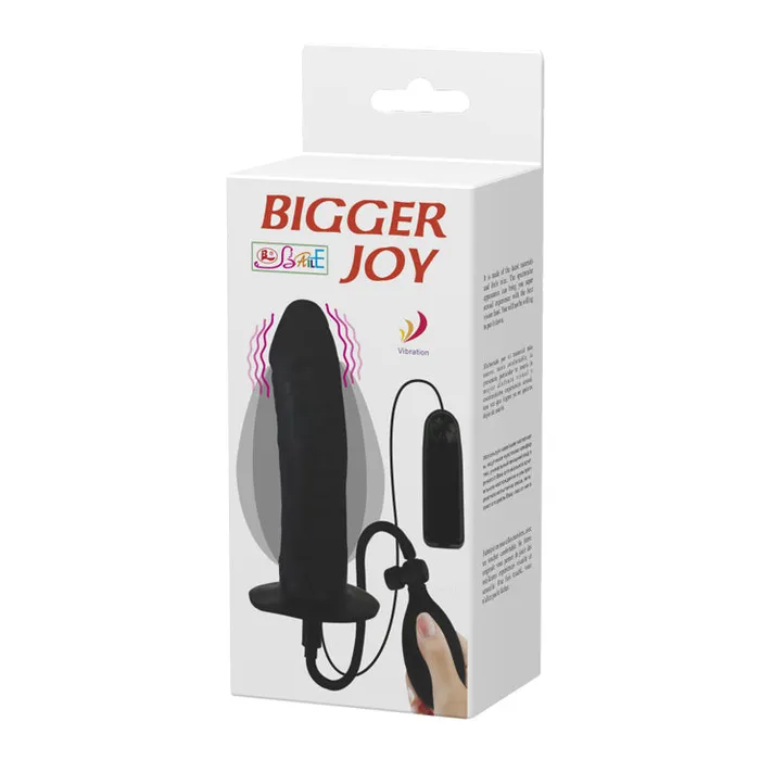 Bigger Joy Inflatable Penis Black 2 | Baile Male Sex Toys