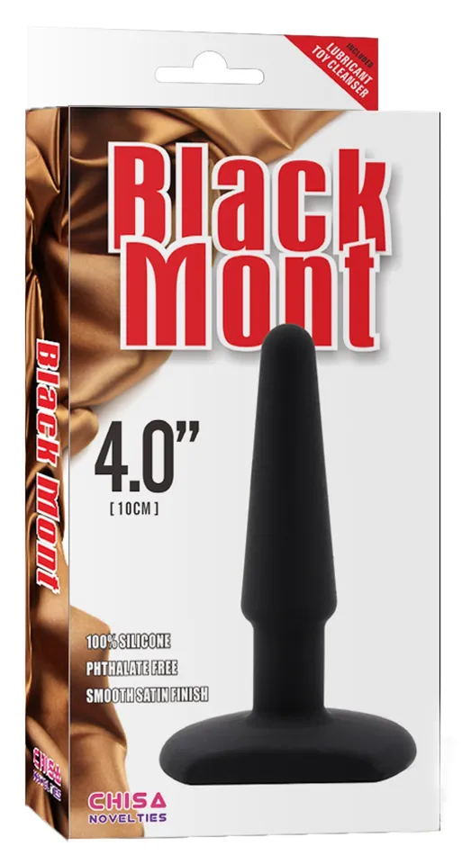 Black Mont - Silicone Butt Plug 4