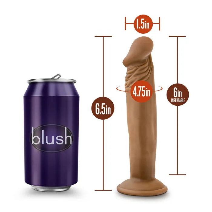 Blush Dildos | Dildo Realistico Blush Dr Skin PVC Ø 3,5 cm