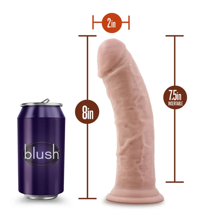 Blush Dildos | Dildo Realistico Blush Dr Skin PVC Ø 4,6 cm