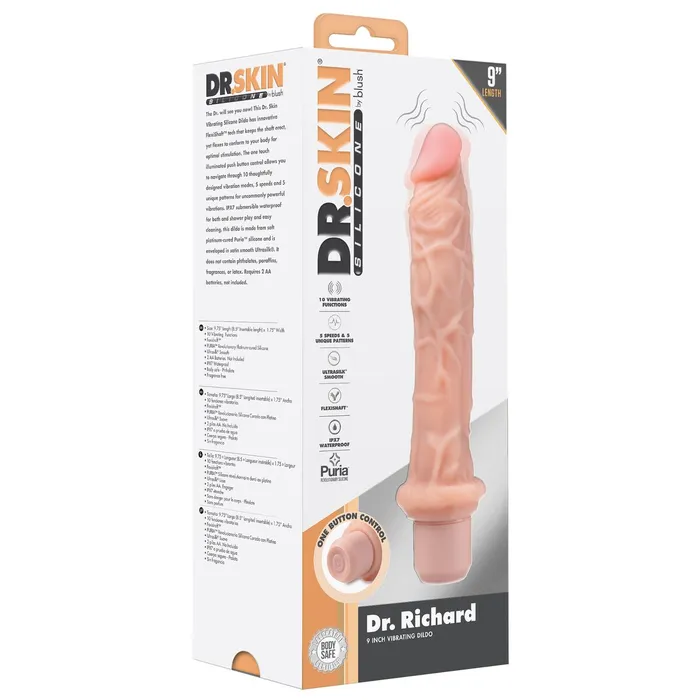 Blush Dildos | Dildo Realistico Blush Dr Skin Silicone ABS Ø 4,9 cm