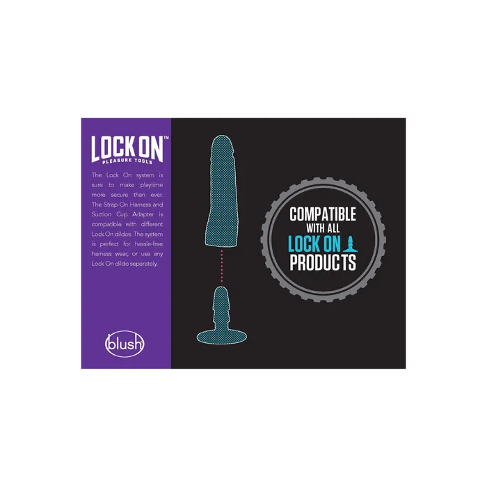 Blush Dildos | Dildo Realistico Blush Lock On Silicone Ø 5,1 cm