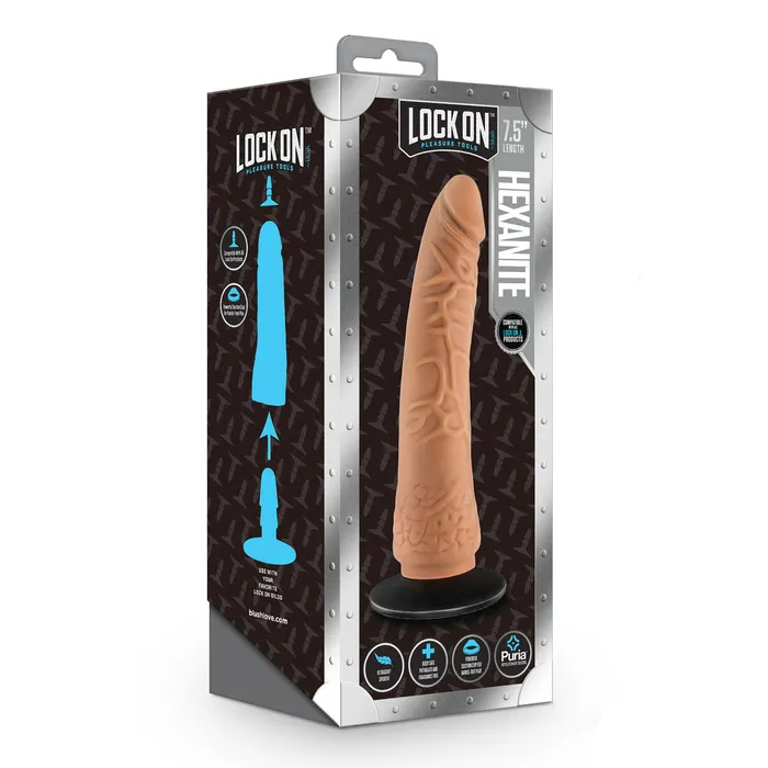 Blush Dildos | Dildo Realistico Blush Lock On Silicone Ø 5,1 cm