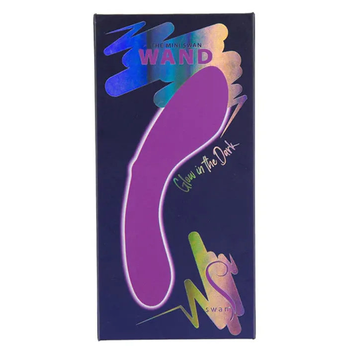 BMS Enterprises Female Sex Toys | Swan The Glow In The Dark Mini Swan Wand