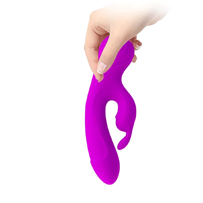 Broderick Vibratore Rabbit in Silicone con 12 diverse modalità di vibrazione | Pretty Love Female Sex Toys