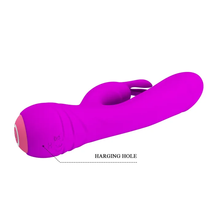 Broderick Vibratore Rabbit in Silicone con 12 diverse modalità di vibrazione | Pretty Love Female Sex Toys