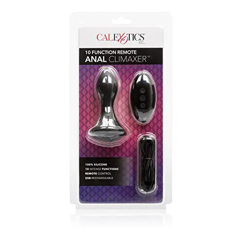 Calexotics Female Sex Toys | Calexotics - Vibrerende Anaalplug met 10 functies - Siliconen - Zwart