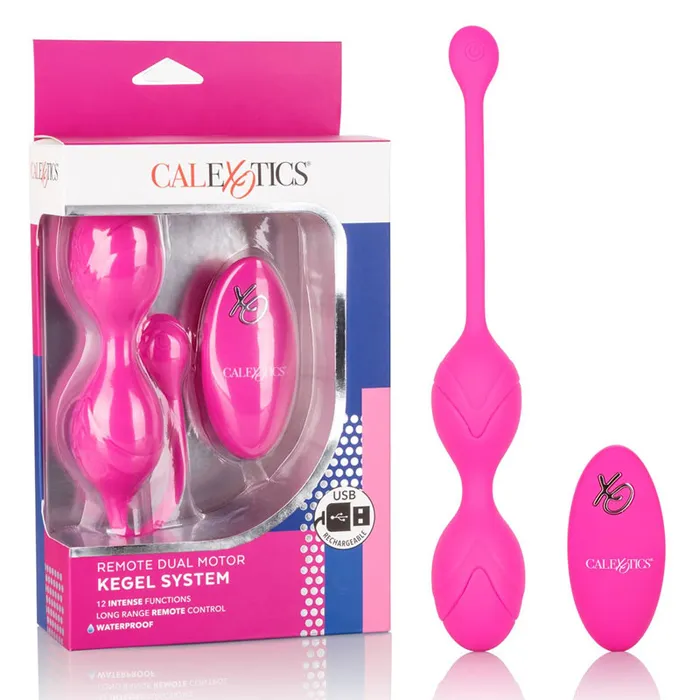 California Exotic Female Sex Toys Remote Dual Motor Kegel System