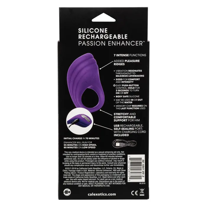 California Exotic Female Sex Toys | Silicone Rechargeable Passion Enhancer