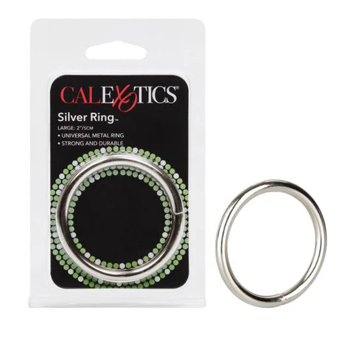 California Exotic Male Sex Toys Silver Ring Cock Ring