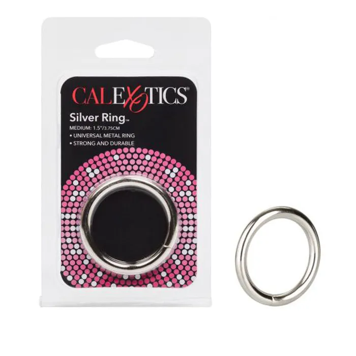 California Exotic Male Sex Toys | Silver Ring Cock Ring