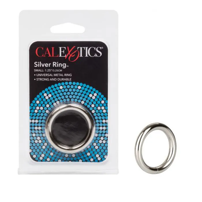 California Exotic Male Sex Toys | Silver Ring Cock Ring