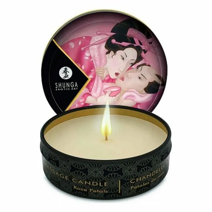 Candela Massaggio Shunga Rose Petals 30 ml Shunga Vibrators