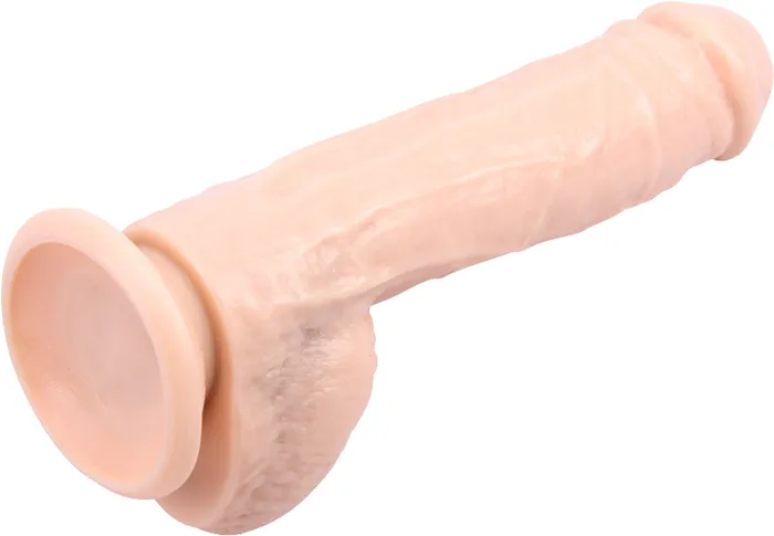 Chisa Dildos | Ballsy Supercock - Alexander Lee Dildo - 25.5 x 5 cm - Lichte Huidskleur