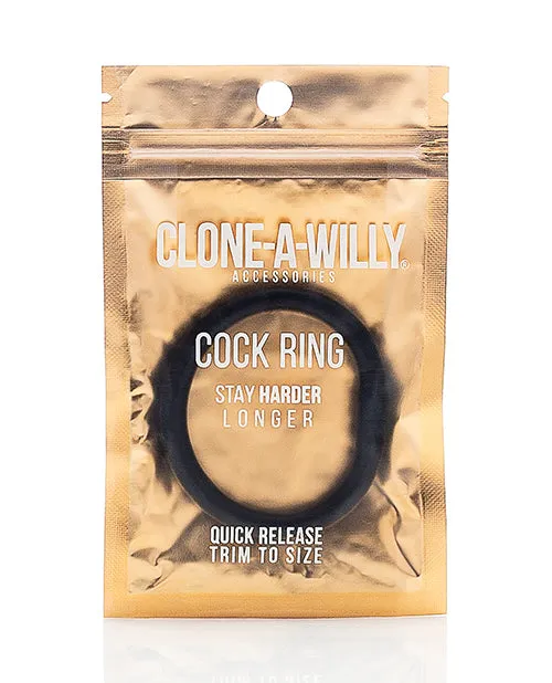 CloneAWilly Cock Ring Black Clone A Willy Male Sex Toys