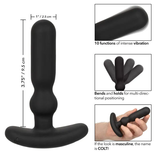 Colt Anal | Colt - Anal-T - Oplaadbare Vibrerende Buttplug - Zwart