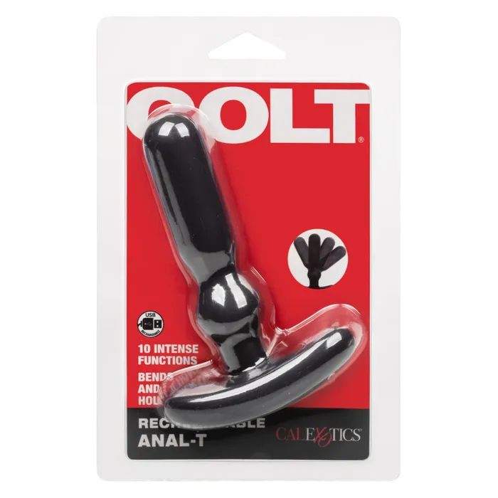 Colt Anal | Colt - Anal-T - Oplaadbare Vibrerende Buttplug - Zwart