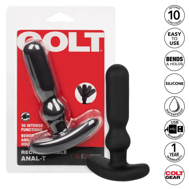 Colt Anal | Colt - Anal-T - Oplaadbare Vibrerende Buttplug - Zwart