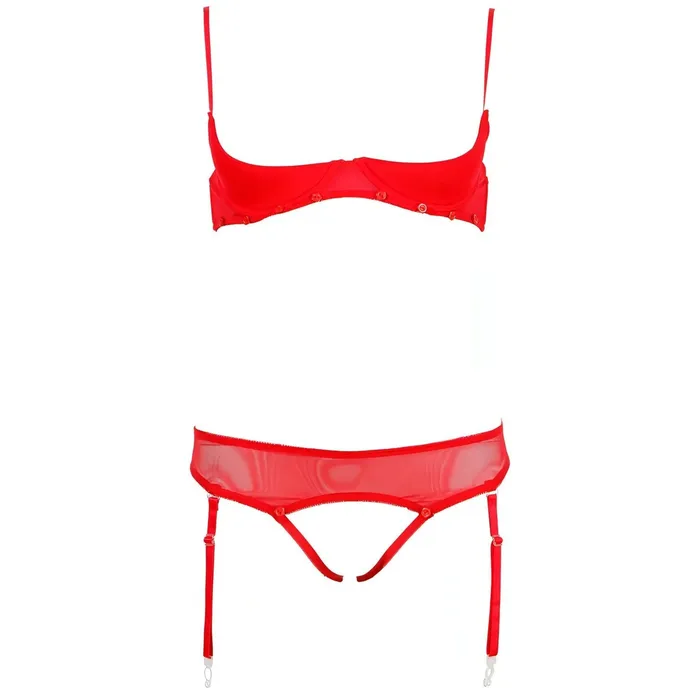 Cottelli Collection Lingerie Completino Rosso Con Reggiseno Sganciabile | Vibrators