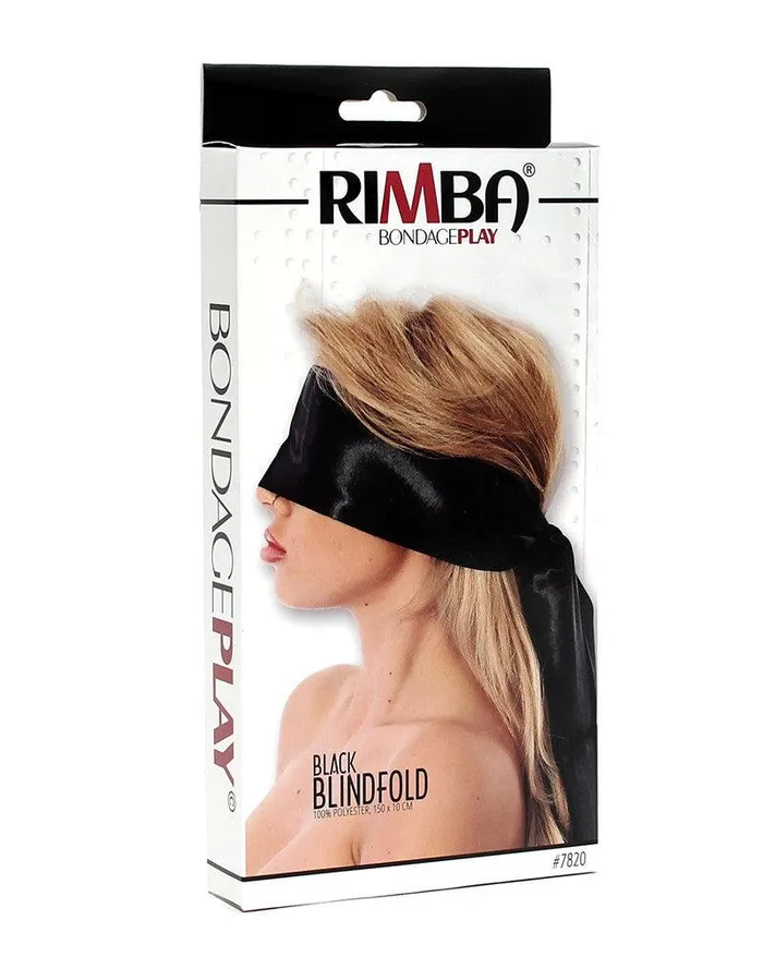 Couples | Rimba Rimba - Blinddoek - Ook Voor Bondage - Nylon - Zwart - 150 cm lengte - 10 cm breed