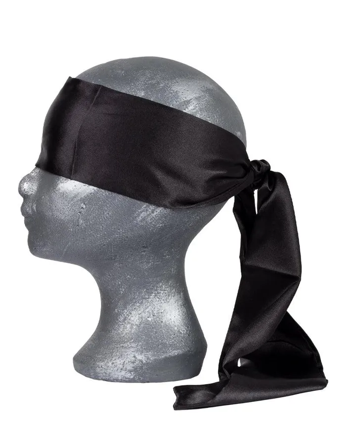 Couples | Rimba Rimba - Blinddoek - Ook Voor Bondage - Nylon - Zwart - 150 cm lengte - 10 cm breed