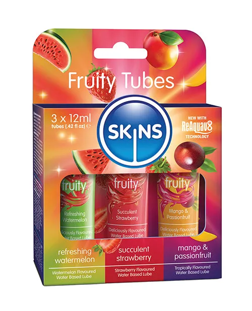 Creative Conceptions Female Sex Toys Skins Fruity Tubes 12 ml Tubes Pack of 3