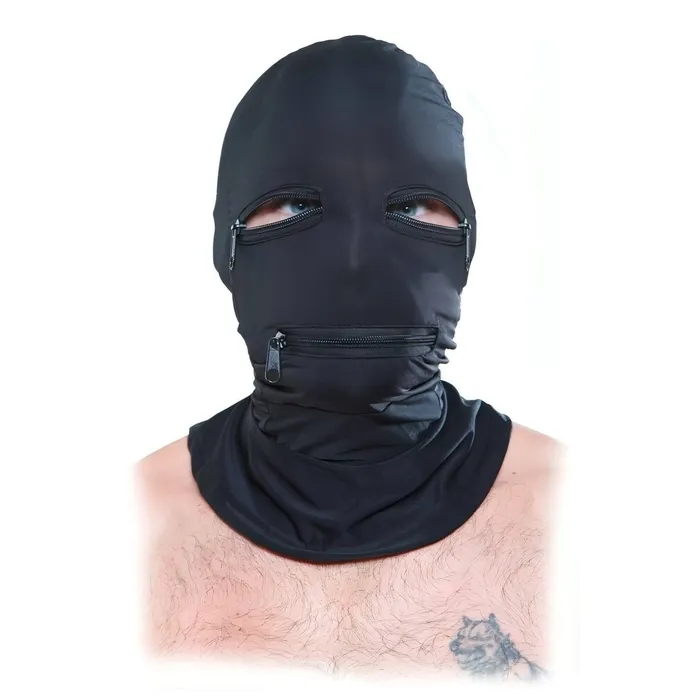 Darkness Vibrators Zipper Face Cappuccio con Zip Occhi e Bocca