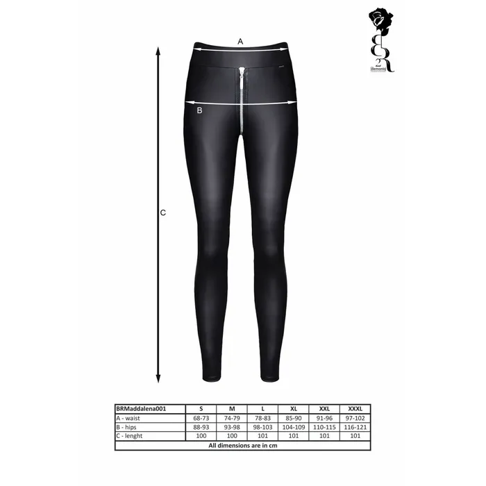 Demoniq Vibrators | Leggings Demoniq M Nero