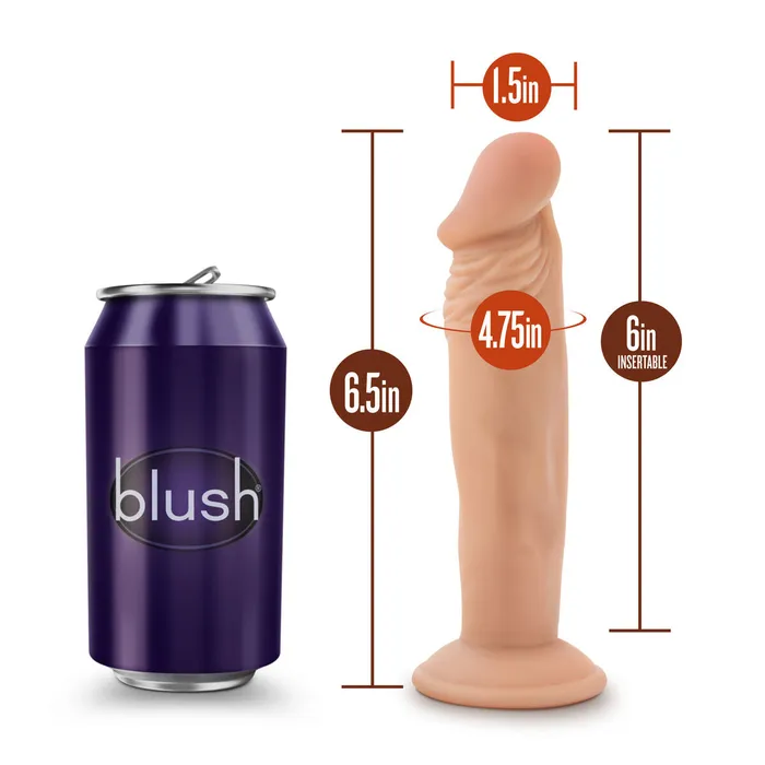 Dildo Realistico Blush Dr Skin PVC Ø 3,5 cm (16,5 cm) (15,5 cm) | Blush Dildos